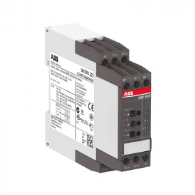 Реле контроля тока ABB CM-SRS.22S, 1-фазн. 24...240VAC/DC 0.3...1.5/1...5/3...15A Imin/Imax/окно tвкл tсраб=0-0.1...30s 2CO (3A-AC15) LED 22.5mm