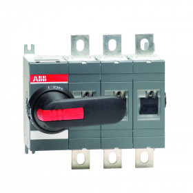 Выкл. нагрузки ABB OT400E03P, 400А 3P видимый разрыв с выносной блок. рукояткой OHB95J12 и осью OXP12X185