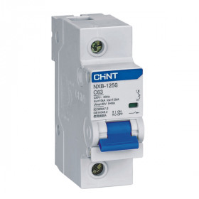 Автоматический выключатель NXB-125G 1P 125A 10кА х-ка C (CHINT)