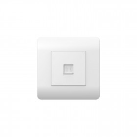 (NEW3-E) Розетка CHINT телефонная 1xRJ11, белый