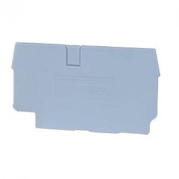Крышка концевая ConnectWell EPCX6 /1,5mm, для клемм CX6,CXG6,CP6,CPG6, серая