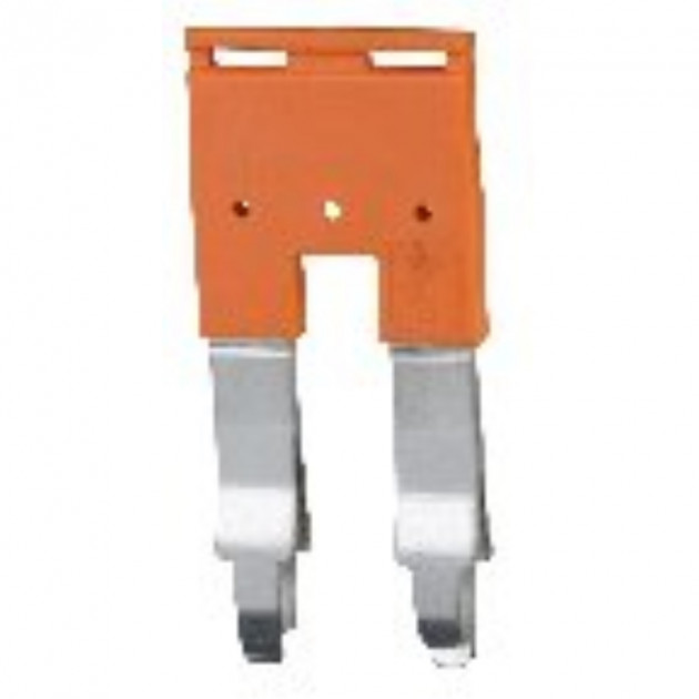 Перемычка ConnectWell JY10/2 на 2 полюса, для винтовых клемм CY10,CYG10, 45A, оранжевая