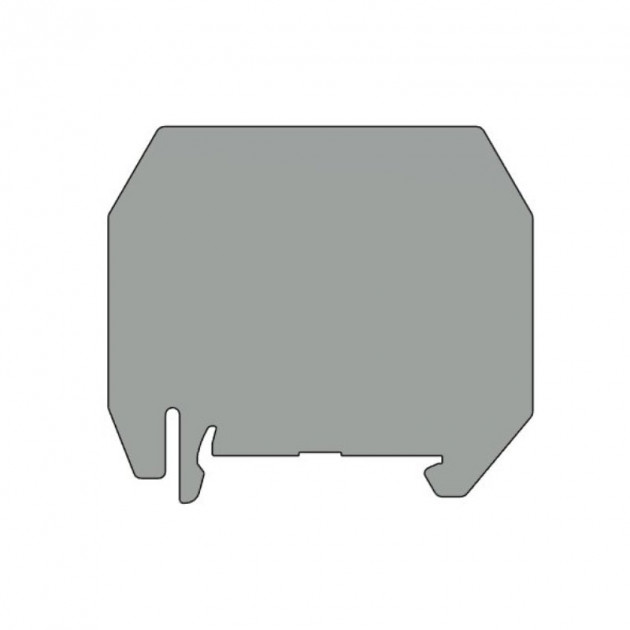 Разделительная пластина PPCY2.5/10 /2mm, для винтовых клемм CY2.5/4/6/10,CYG2.5/4/6/10, серая