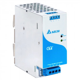 Блок питания импульсный CliQ II, 120W, 5А, 3(2)х320_600VAC (450_800VDC) / 24VDC, DIN35, винт.клеммы, ал.корпус