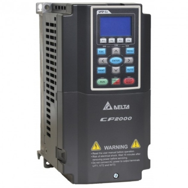 Преобразователь частоты Delta CP2000, 400VAC, 132kW, 260A, IP20, корп.E