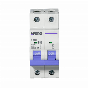 FMB-B 6kA 2P 10 х-ка B Автоматический выключатель FERZ