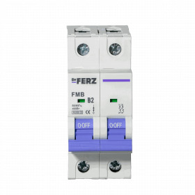FMB-B 6kA 2P 02 х-ка B Автоматический выключатель FERZ