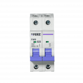 FMB-B 6kA 2P 20 х-ка B Автоматический выключатель FERZ