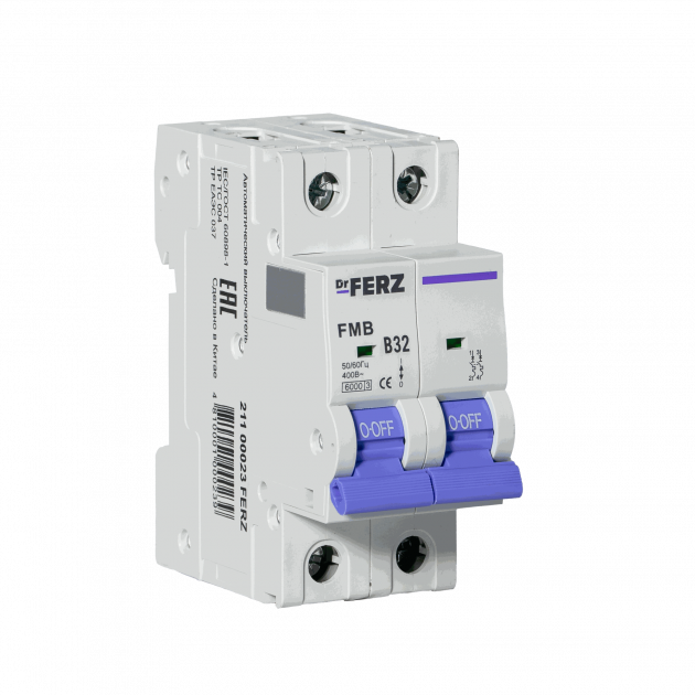 FMB-B 6kA 2P 32 х-ка B Автоматический выключатель FERZ