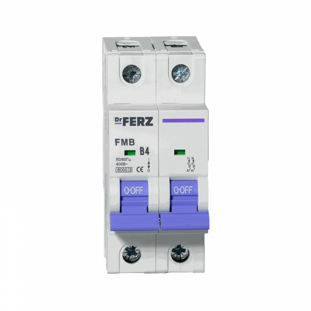 FMB-B 6kA 2P 04 х-ка B Автоматический выключатель FERZ