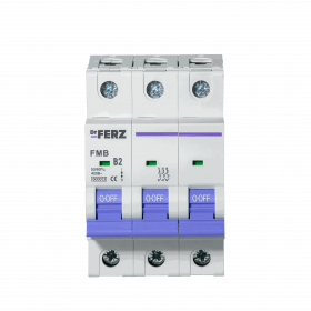 FMB-B 6kA 3P 02 х-ка B Автоматический выключатель FERZ