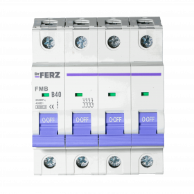 FMB-B 6kA 4P 40 х-ка B Автоматический выключатель FERZ