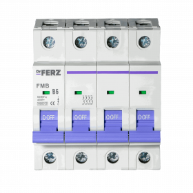 FMB-B 6kA 4P 06 х-ка B Автоматический выключатель FERZ