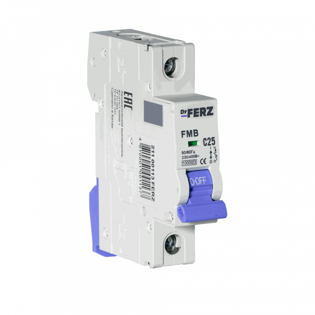 FMB-C 10kA 1P 25 х-ка C Автоматический выключатель FERZ