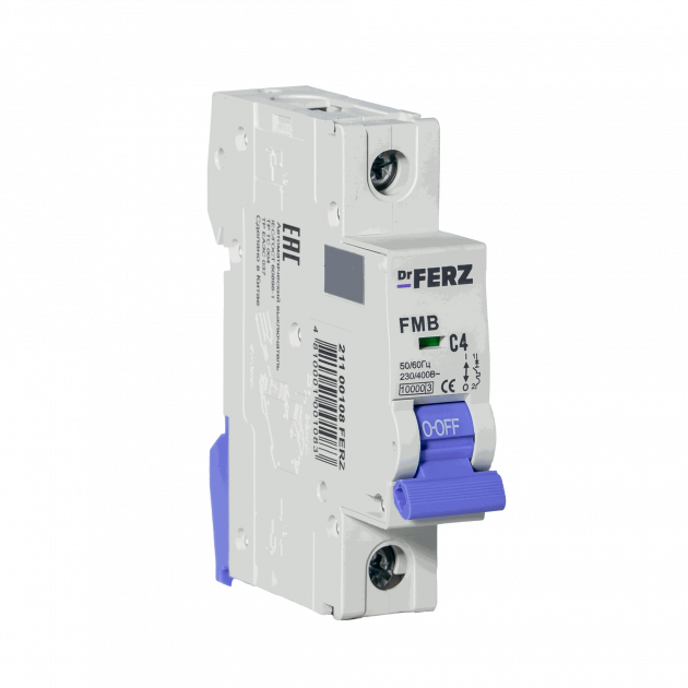 FMB-C 10kA 1P 04 х-ка C Автоматический выключатель FERZ