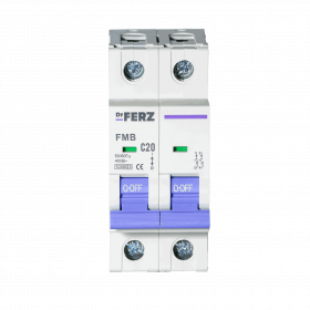 FMB-C 10kA 2P 20 х-ка C Автоматический выключатель FERZ