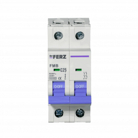 FMB-C 10kA 2P 25 х-ка C Автоматический выключатель FERZ