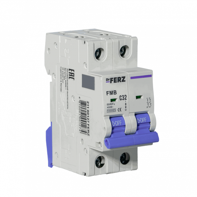 FMB-C 10kA 2P 32 х-ка C Автоматический выключатель FERZ