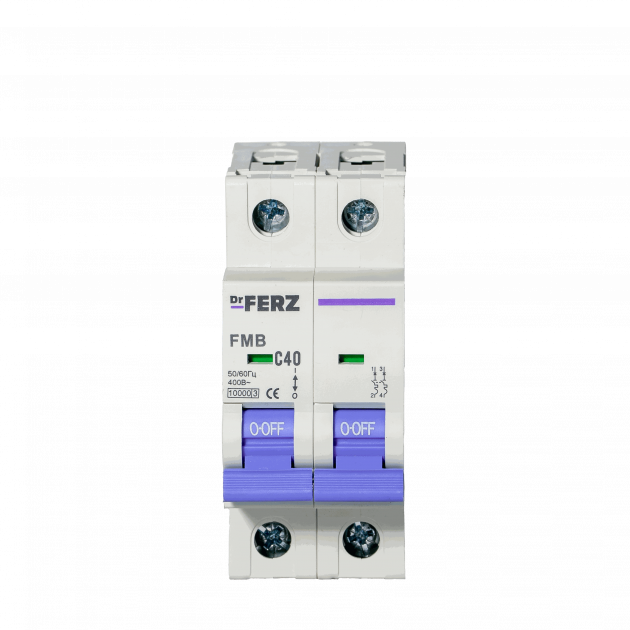 Авт. выкл. FMB-C 2P 40А 10кА хар-ка C FERZ