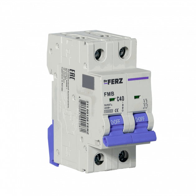 Авт. выкл. FMB-C 2P 40А 10кА хар-ка C FERZ
