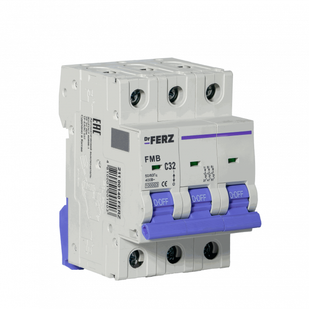 FMB-C 10kA 3P 32 х-ка C Автоматический выключатель FERZ