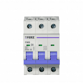 FMB-C 10kA 3P 04 х-ка C Автоматический выключатель FERZ