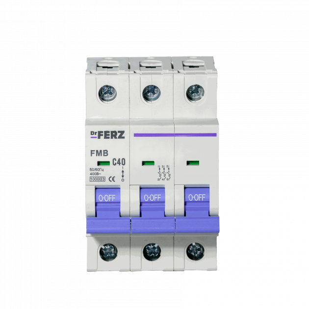 FMB-C 10kA 3P 40 х-ка C Автоматический выключатель FERZ