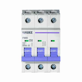 FMB-C 10kA 3P 50 х-ка C Автоматический выключатель FERZ