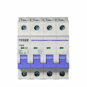 FMB-C 10kA 4P 02 х-ка C Автоматический выключатель FERZ