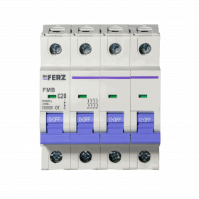 FMB-C 10kA 4P 20 х-ка C Автоматический выключатель FERZ