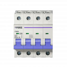 FMB-C 10kA 4P 40 х-ка C Автоматический выключатель FERZ