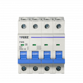 FMB-C 10kA 4P 06 х-ка C Автоматический выключатель FERZ