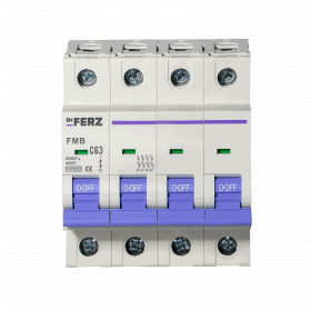 FMB-C 10kA 4P 63 х-ка C Автоматический выключатель FERZ
