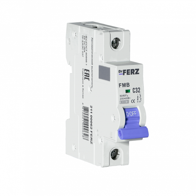 FMB-C 6kA 1P 32 х-ка C Автоматический выключатель FERZ