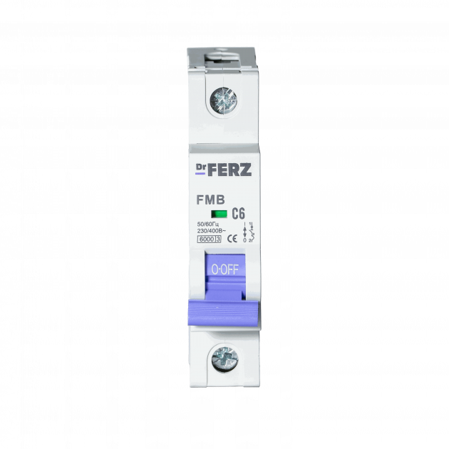 FMB-C 6kA 1P 06 х-ка C Автоматический выключатель FERZ