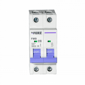 FMB-C 6kA 2P 10 х-ка C Автоматический выключатель FERZ