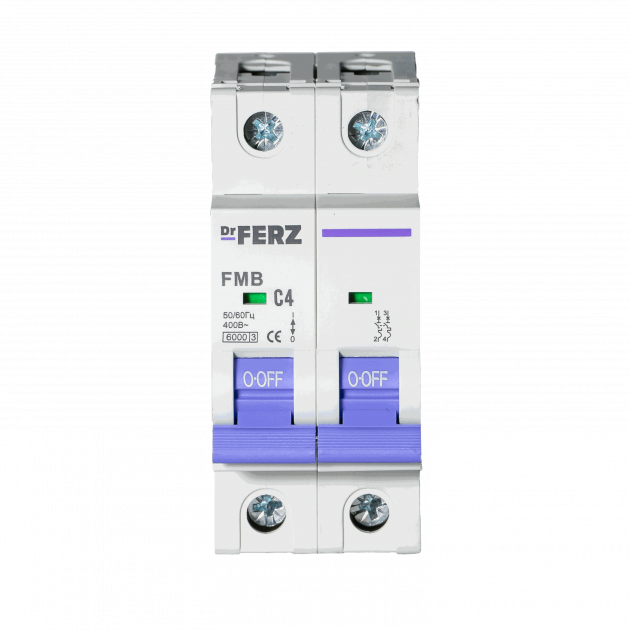 FMB-C 6kA 2P 04 х-ка C Автоматический выключатель FERZ