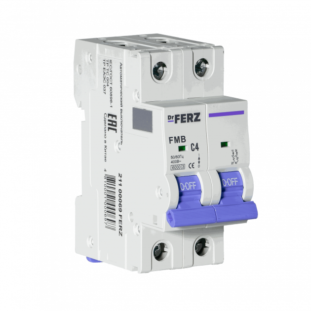 FMB-C 6kA 2P 04 х-ка C Автоматический выключатель FERZ
