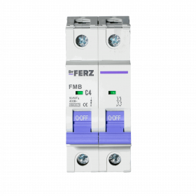 FMB-C 6kA 2P 06 х-ка C Автоматический выключатель FERZ