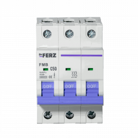 FMB-C 6kA 3P 50 х-ка C Автоматический выключатель FERZ