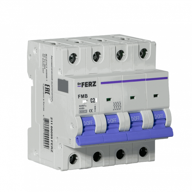 Авт. выкл. FMB-C 4P 20А 6кА хар-ка C FERZ