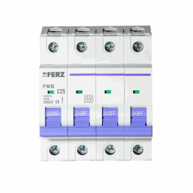 FMB-C 6kA 4P 25 х-ка C Автоматический выключатель FERZ