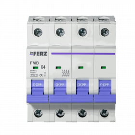 FMB-C 6kA 4P 04 х-ка C Автоматический выключатель FERZ
