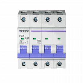 FMB-C 6kA 4P 50 х-ка C Автоматический выключатель FERZ