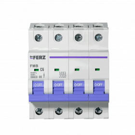 FMB-C 6kA 4P 06 х-ка C Автоматический выключатель FERZ