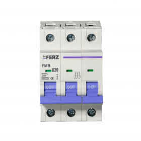 FMB-D 10kA 3P 20 х-ка D Автоматический выключатель FERZ
