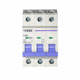 FMB-D 10kA 3P 32 х-ка D Автоматический выключатель FERZ