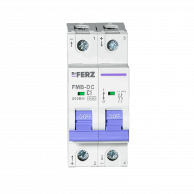FMB-DC 6kA 2P 01 х-ка C, DC500В Автоматический выключатель FERZ
