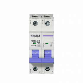 FMB-DC 6kA 2P 10 х-ка C, DC500В Автоматический выключатель FERZ