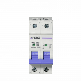 FMB-DC 6kA 2P 04 х-ка C, DC500В Автоматический выключатель FERZ